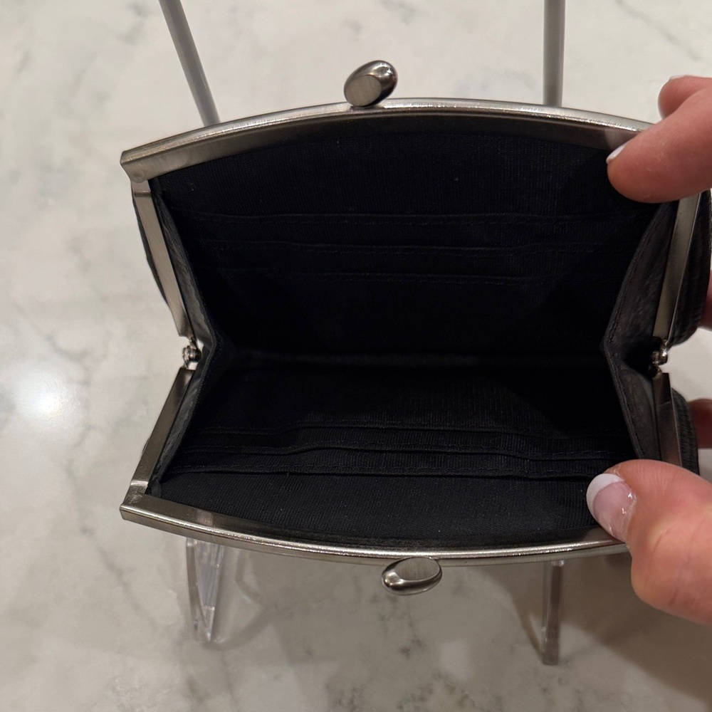 Black Leather Women's Clutch by Wilson’s Leather - Picture 4 of 9